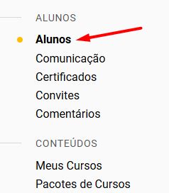 nutror área do aluno.
